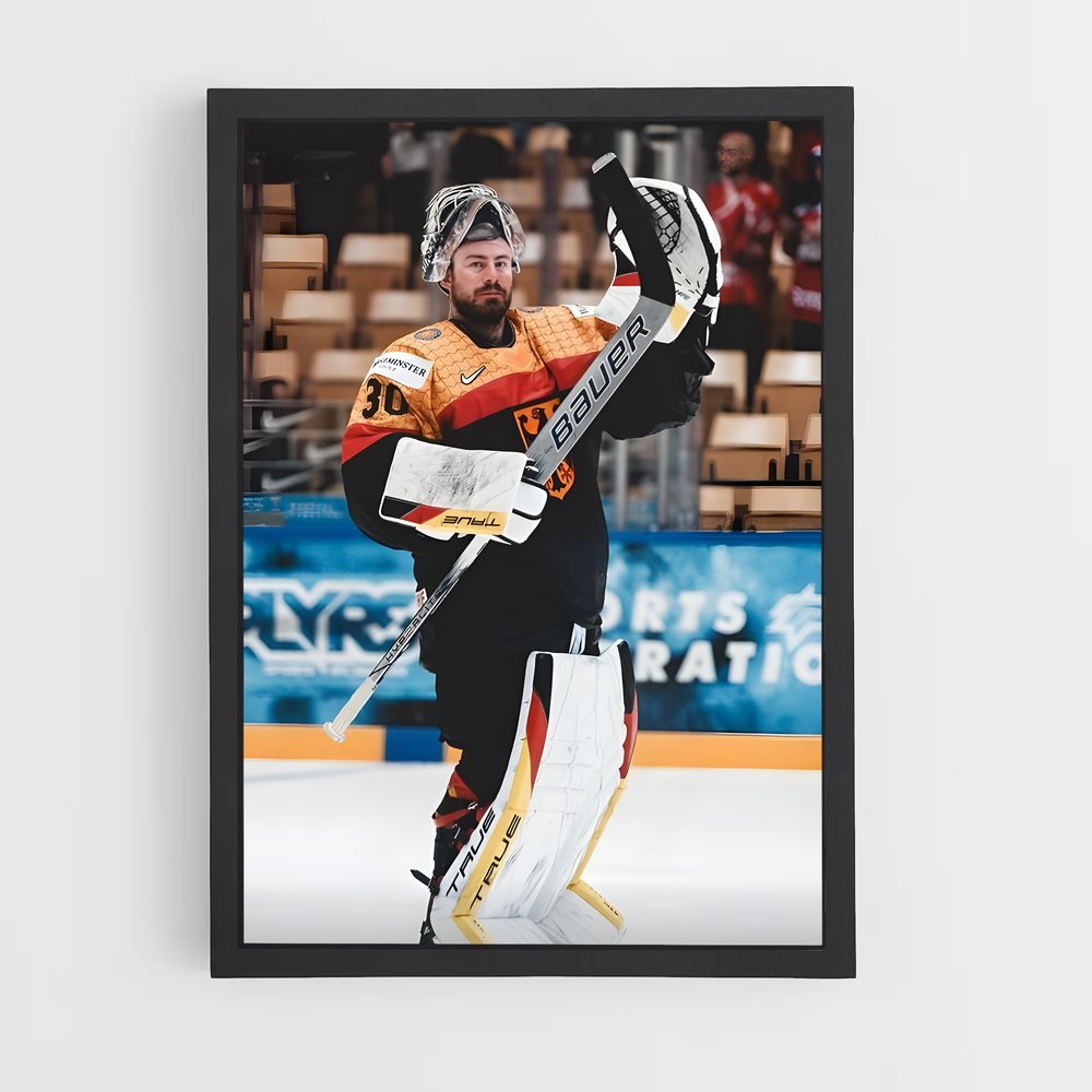 Poster La Glisse Éblouissante – affiche Hockey sur glace (vue 2)